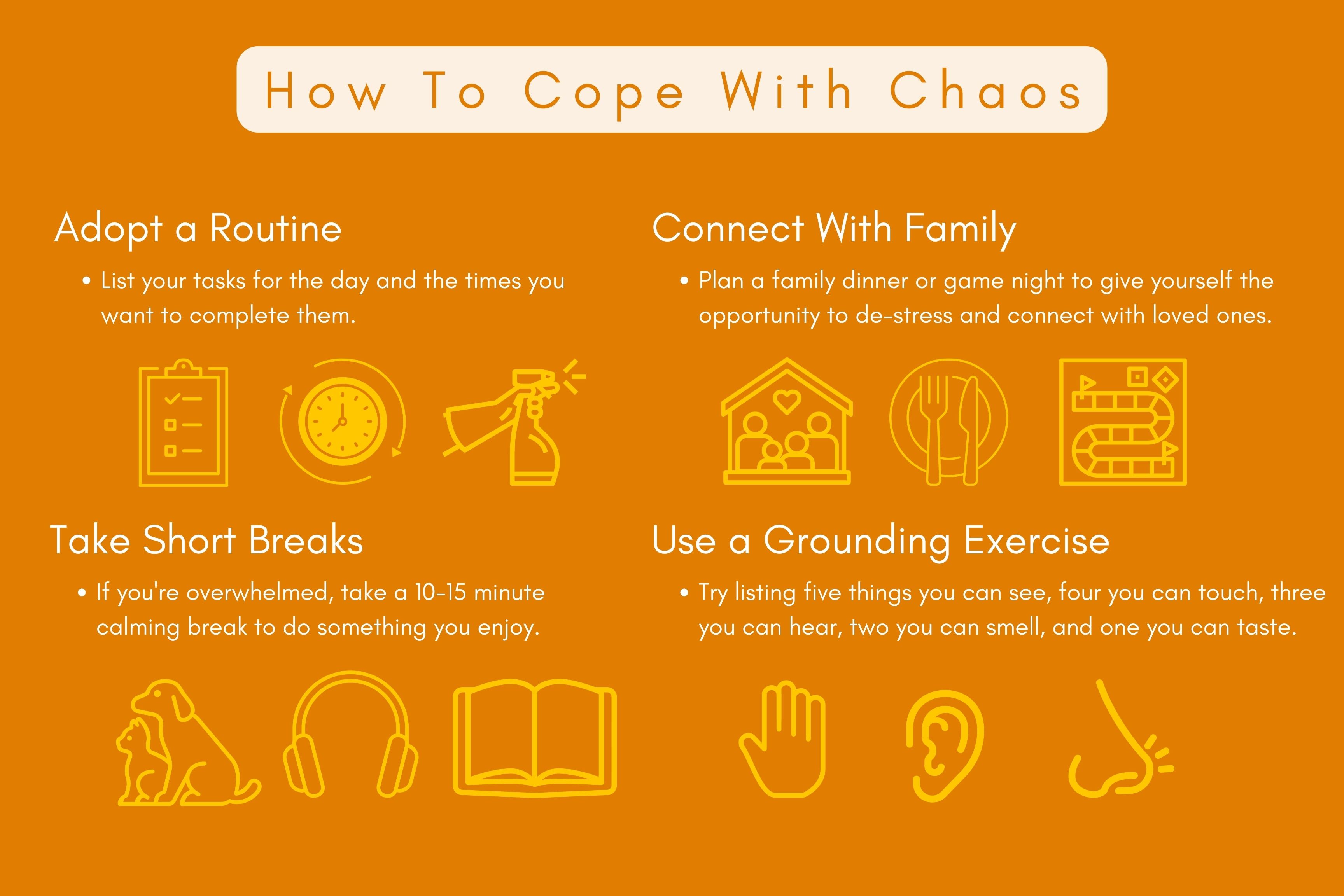 How to Cope With Chaos infographic