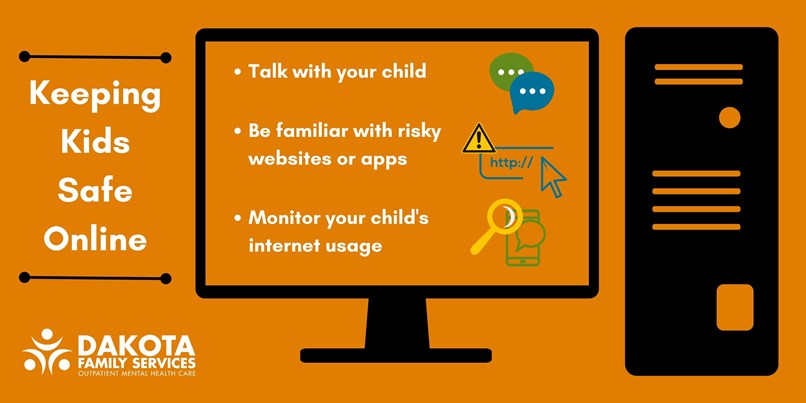 Internet safety for kids infographic