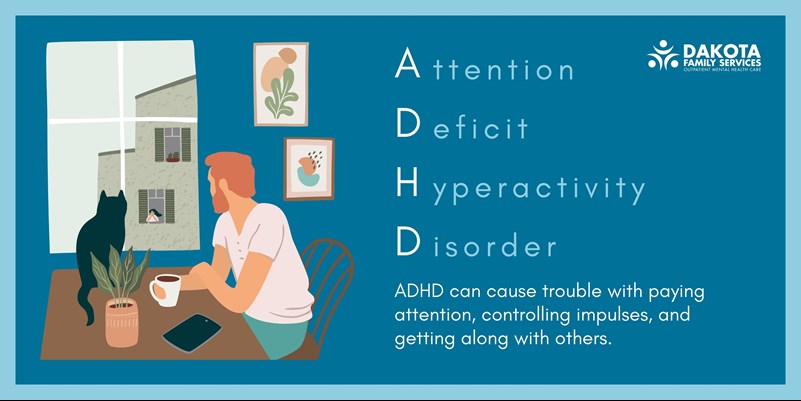 ADHD symptoms infographic